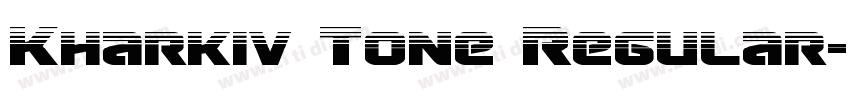Kharkiv Tone Regular字体转换
